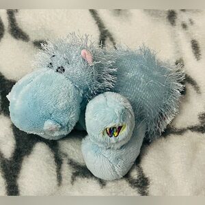 2005 Webkinz/Ganz Lil' Kinz Blue Hippo 7” Plush Toy- NO Code/Retired